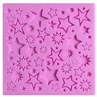 Christmas Multiple Star Silicone Mould 13-in-1 1510C1